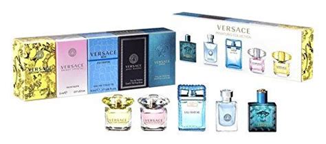 versace miniatures collection fragrance set 5 count